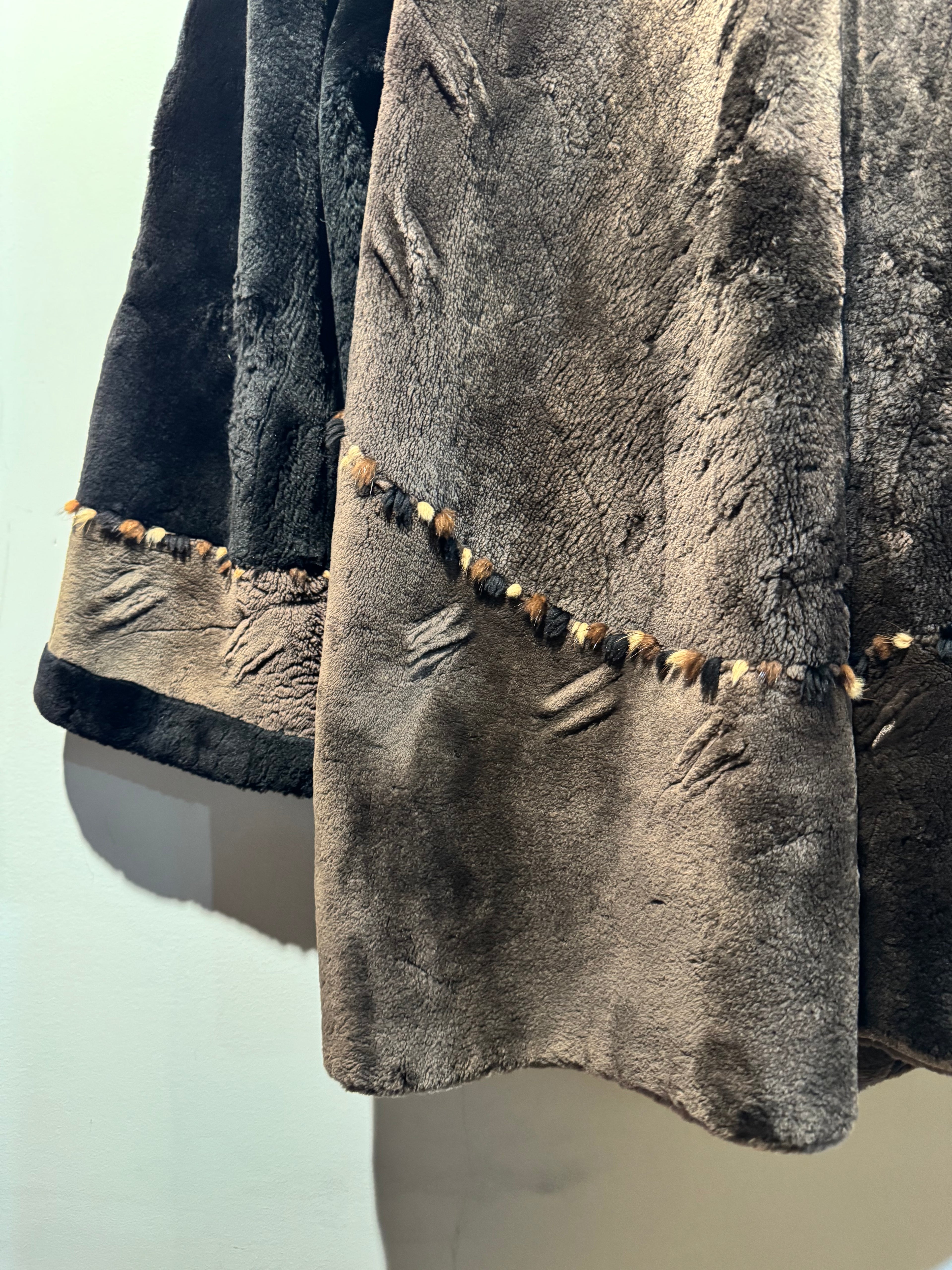 Vintage Sheared Beaver Fur Coat