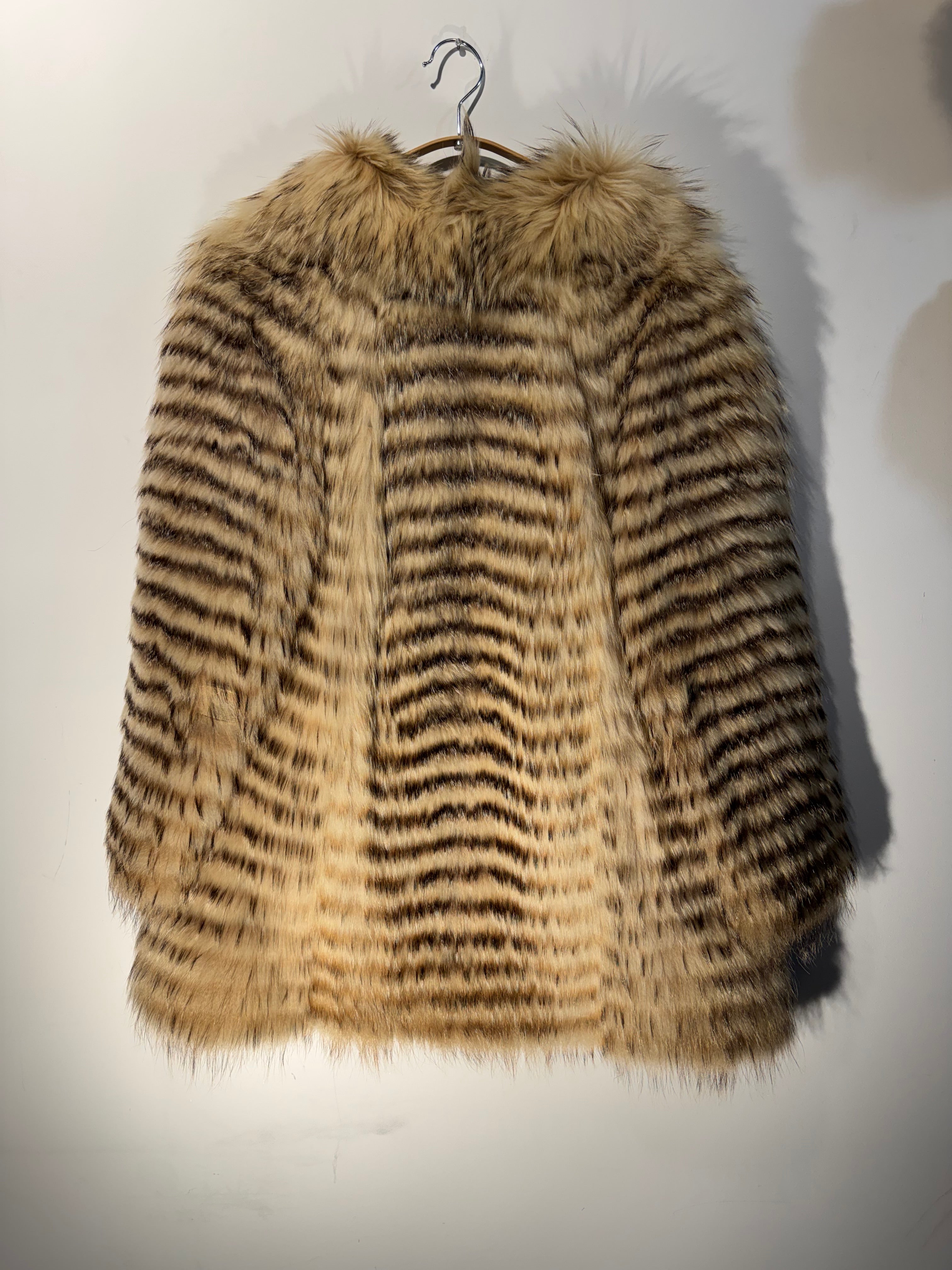Vintage Paneled Fox Fur Coat