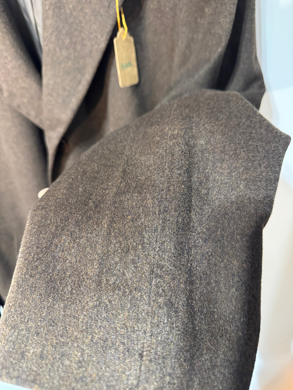 Canali Brown Wool/Cashmere Overcoat – Made in Italy (IT 56 / US 46)