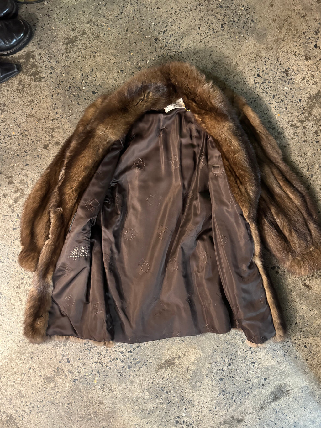 Vintage American Sable Mink Fur Coat