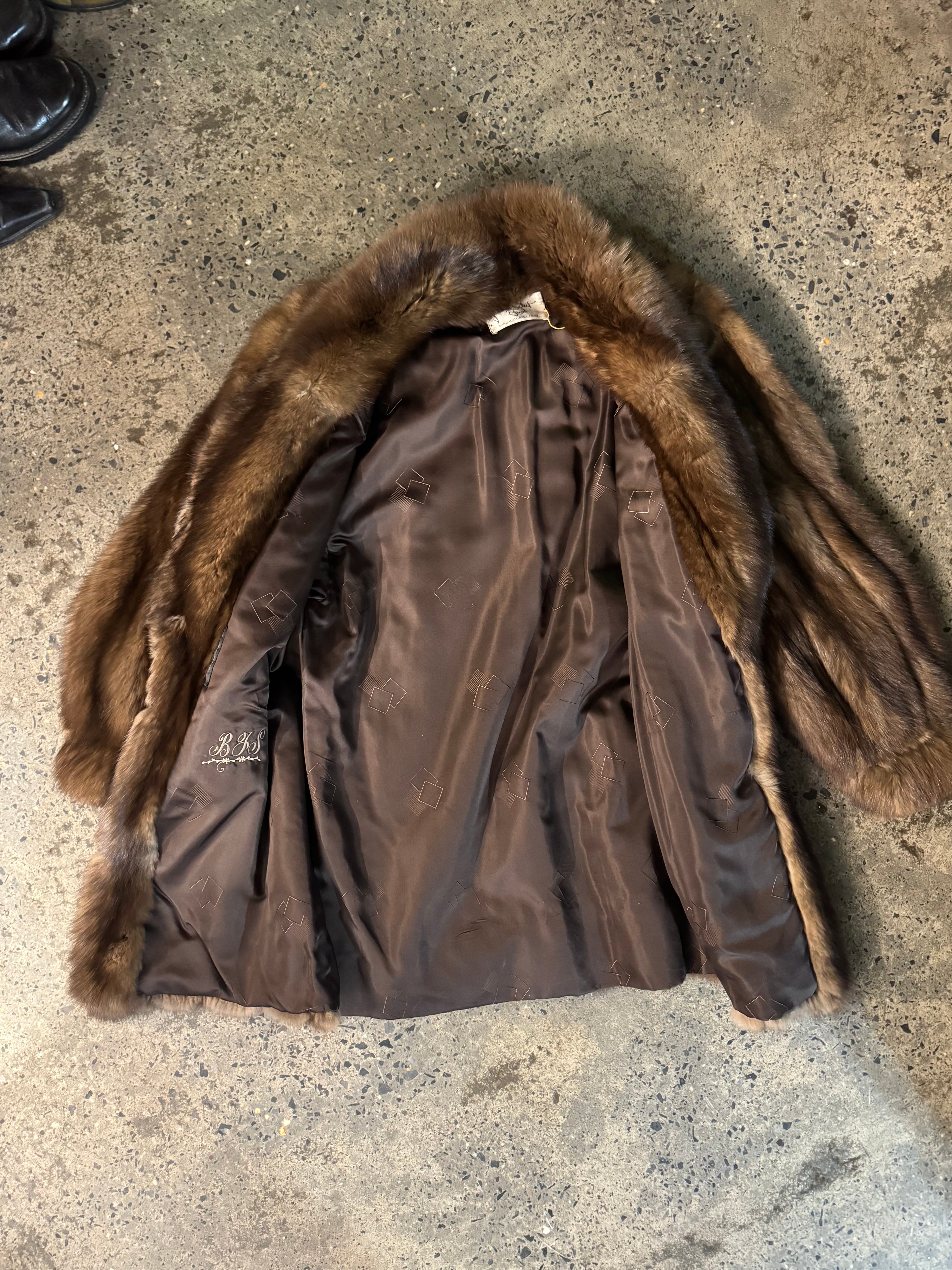 Vintage American Sable Mink Fur Coat