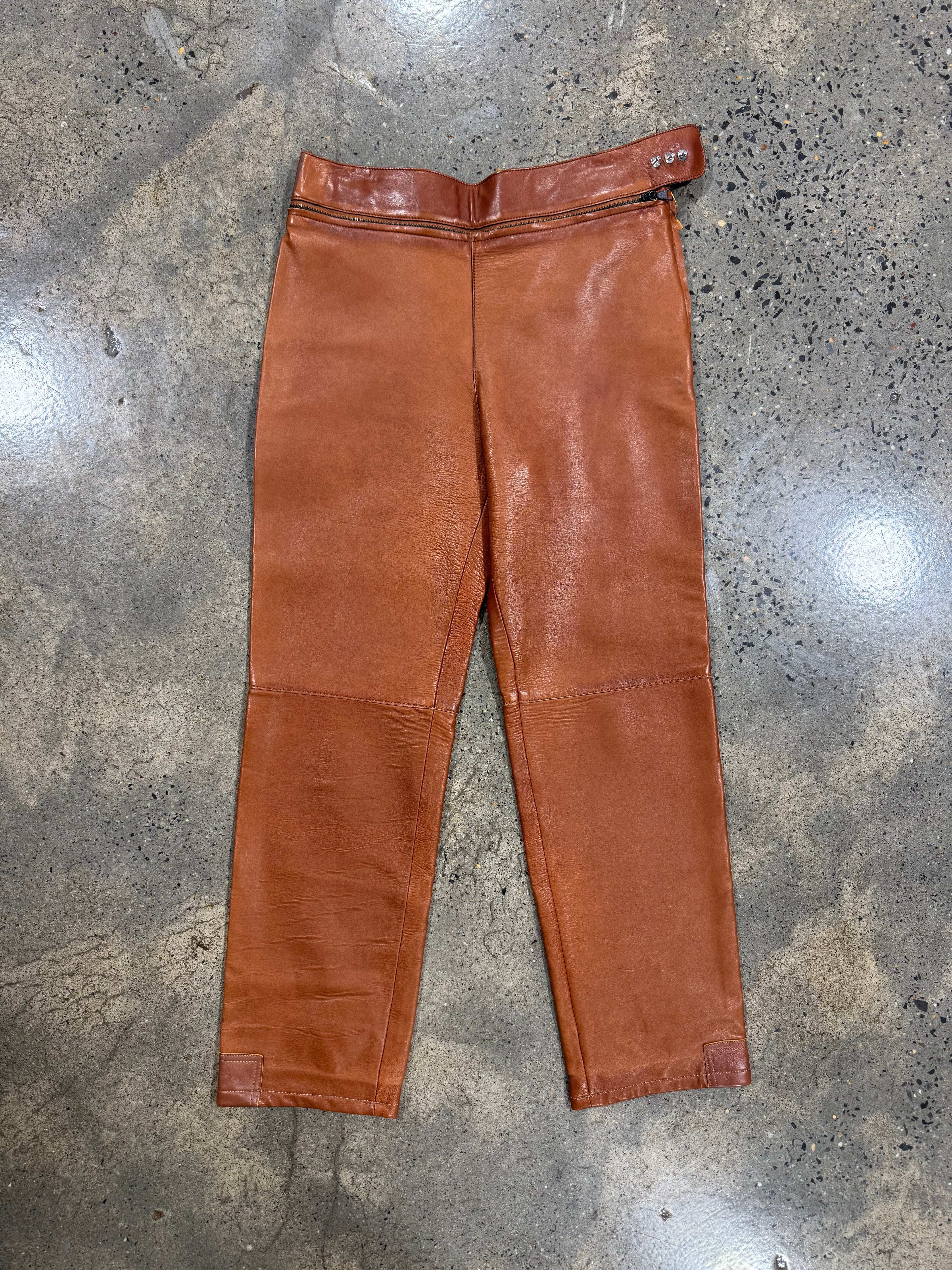 Jean Paul Gaultier Femme Leather Pants