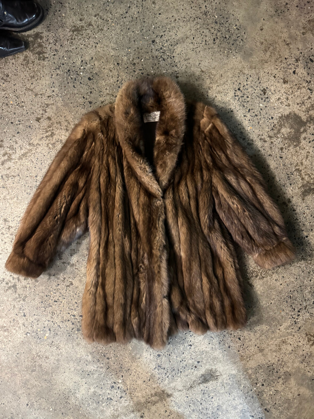 Vintage American Sable Mink Fur Coat