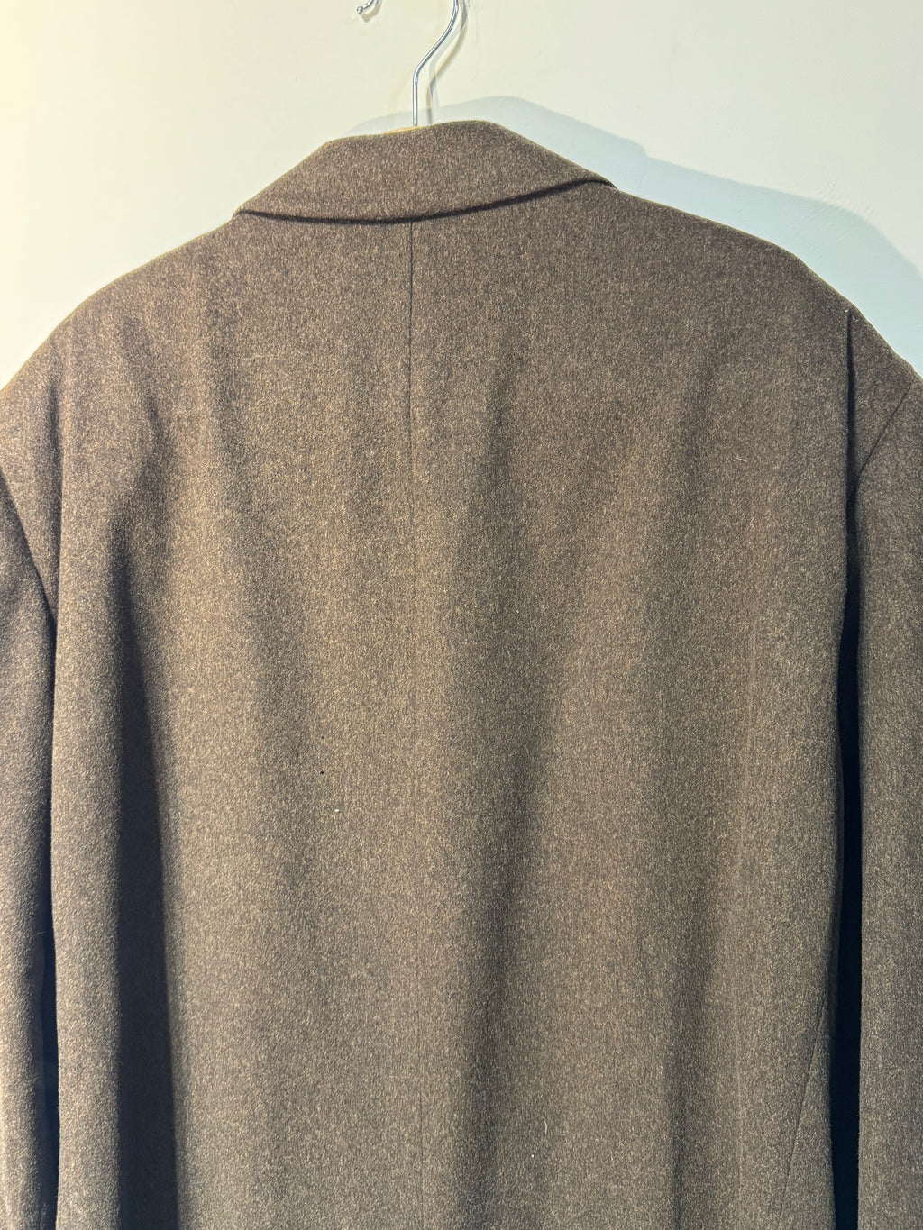 Canali Brown Wool/Cashmere Overcoat – Made in Italy (IT 56 / US 46)