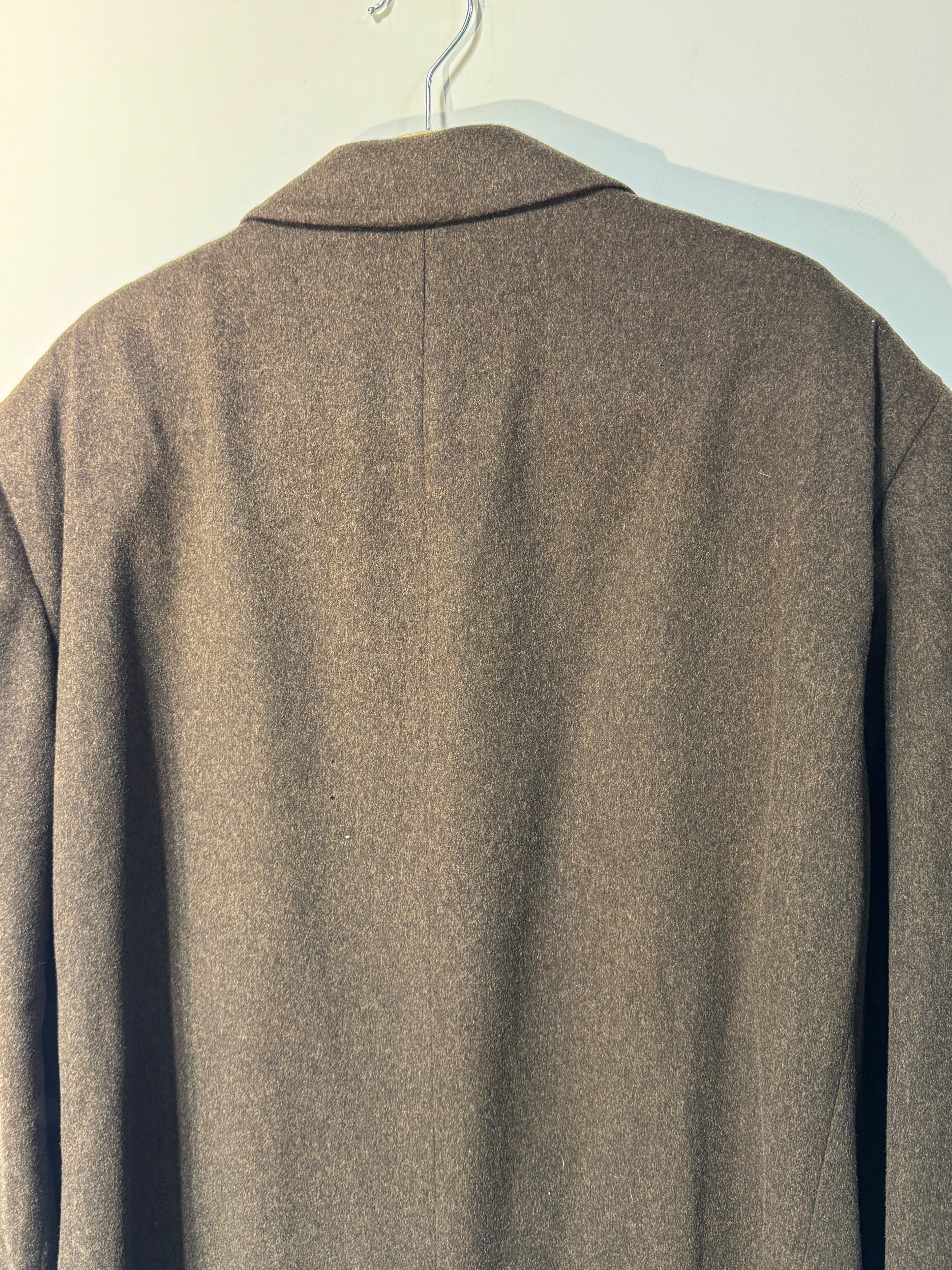 Canali Brown Wool/Cashmere Overcoat – Made in Italy (IT 56 / US 46)