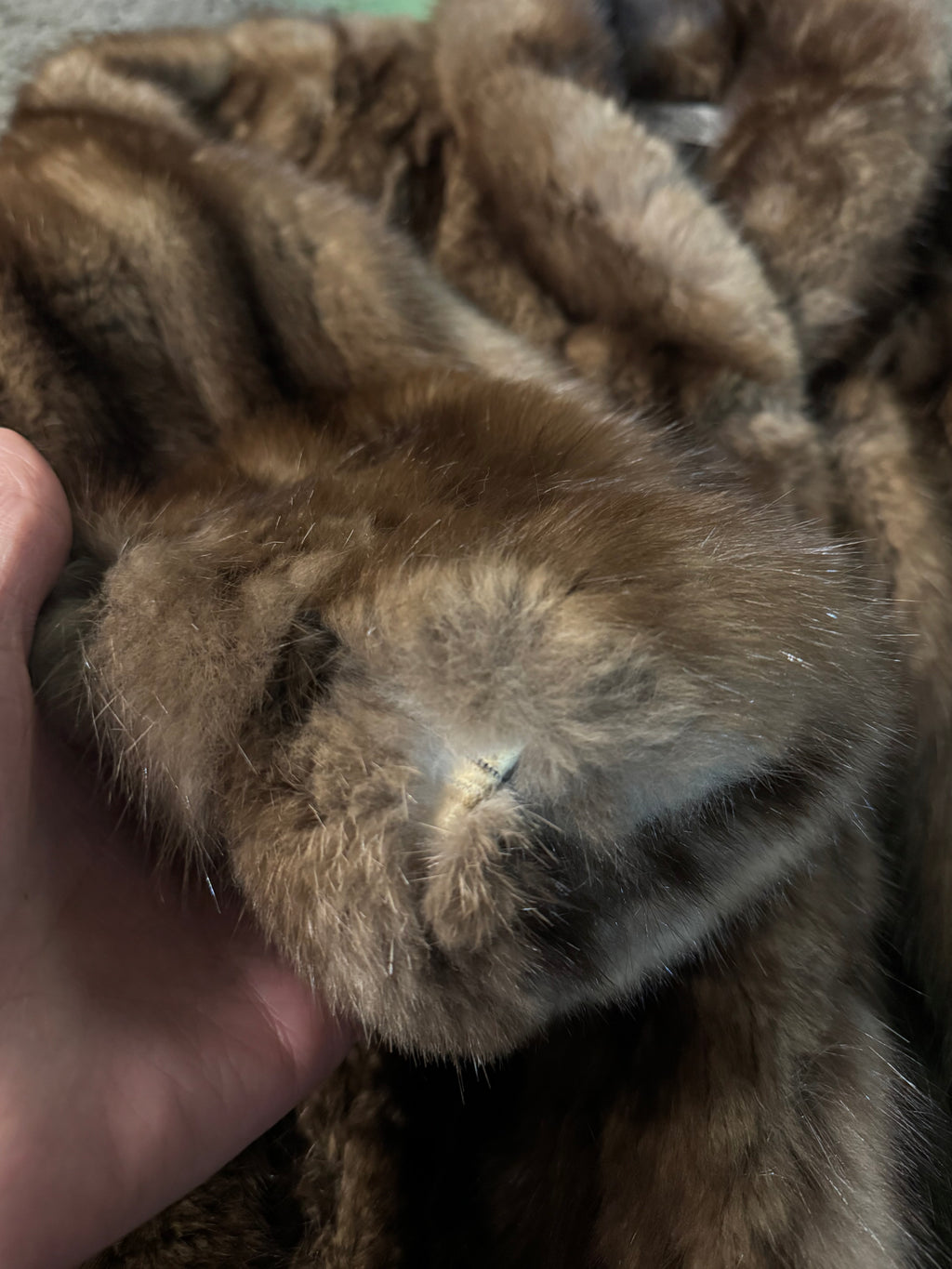 Vintage American Sable Mink Fur Coat