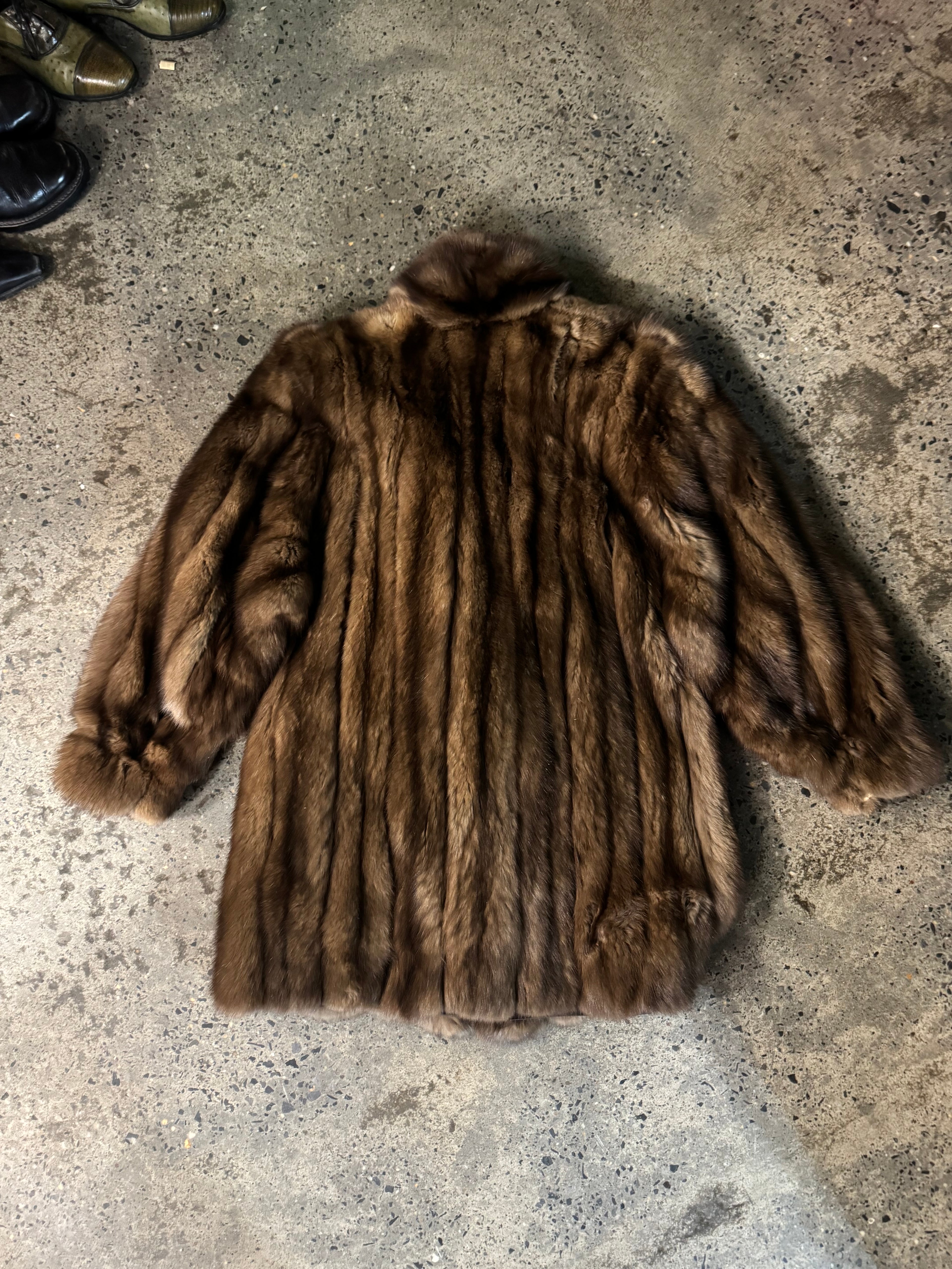 Vintage American Sable Mink Fur Coat