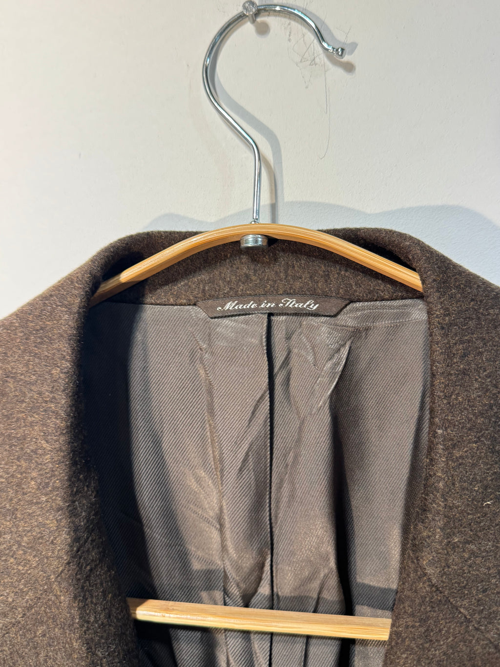 Canali Brown Wool/Cashmere Overcoat – Made in Italy (IT 56 / US 46)