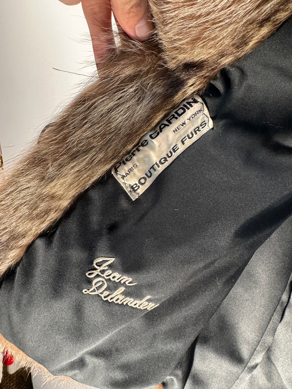 Vintage 1950s Marshall Field & Co. Raccoon Fur Coat