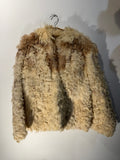 Vintage Tibetan Lamb Fur Jacket