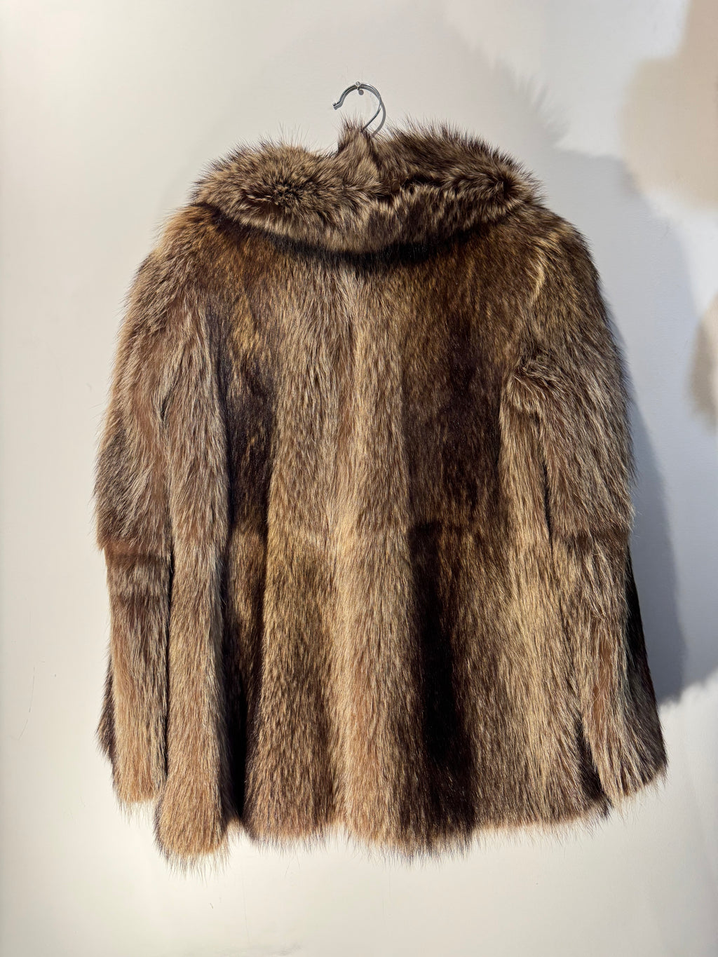 Vintage 1950s Marshall Field & Co. Raccoon Fur Coat