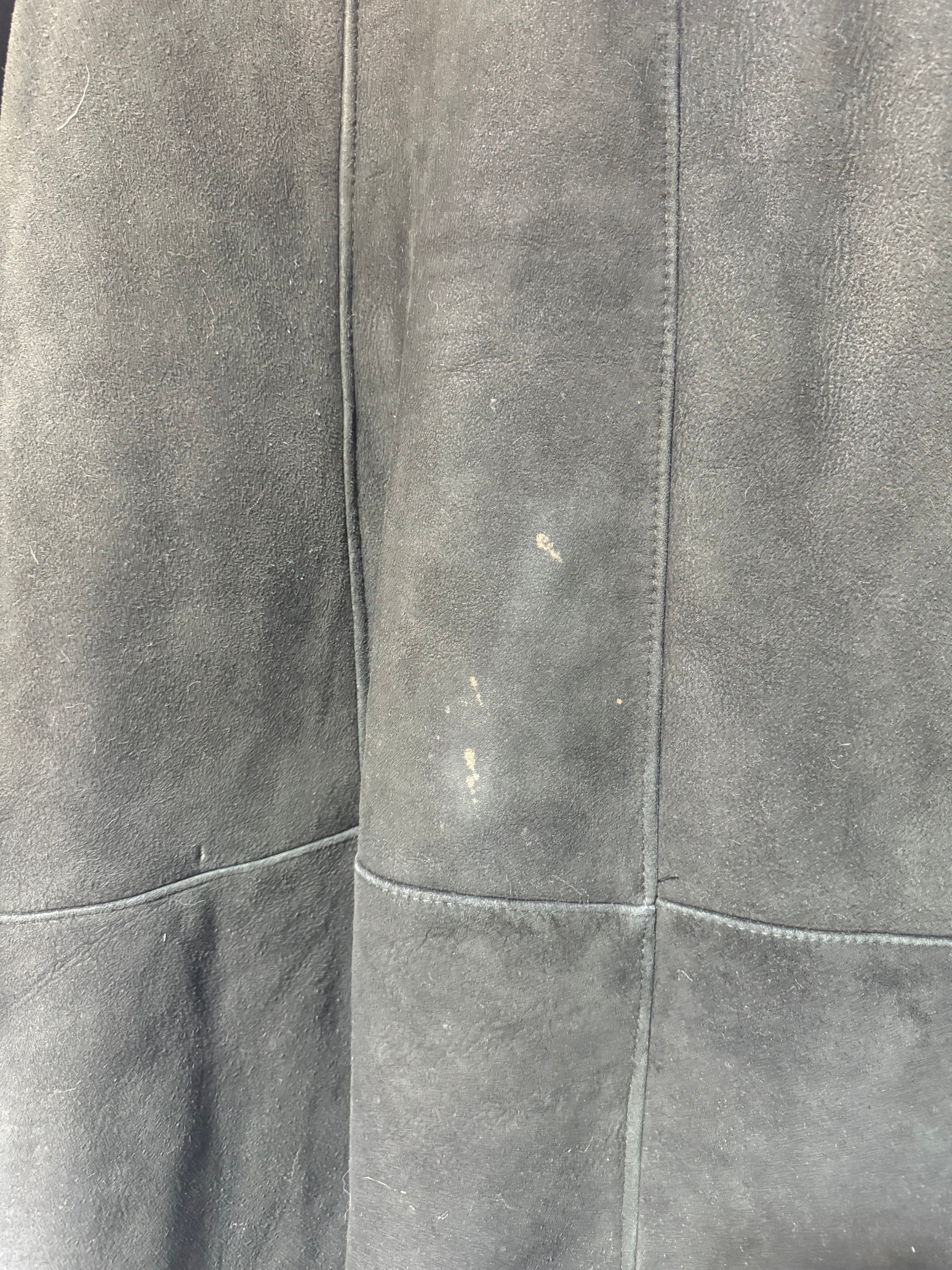 Friitalia Finland for Bloomingdale's Black Shearling Coat