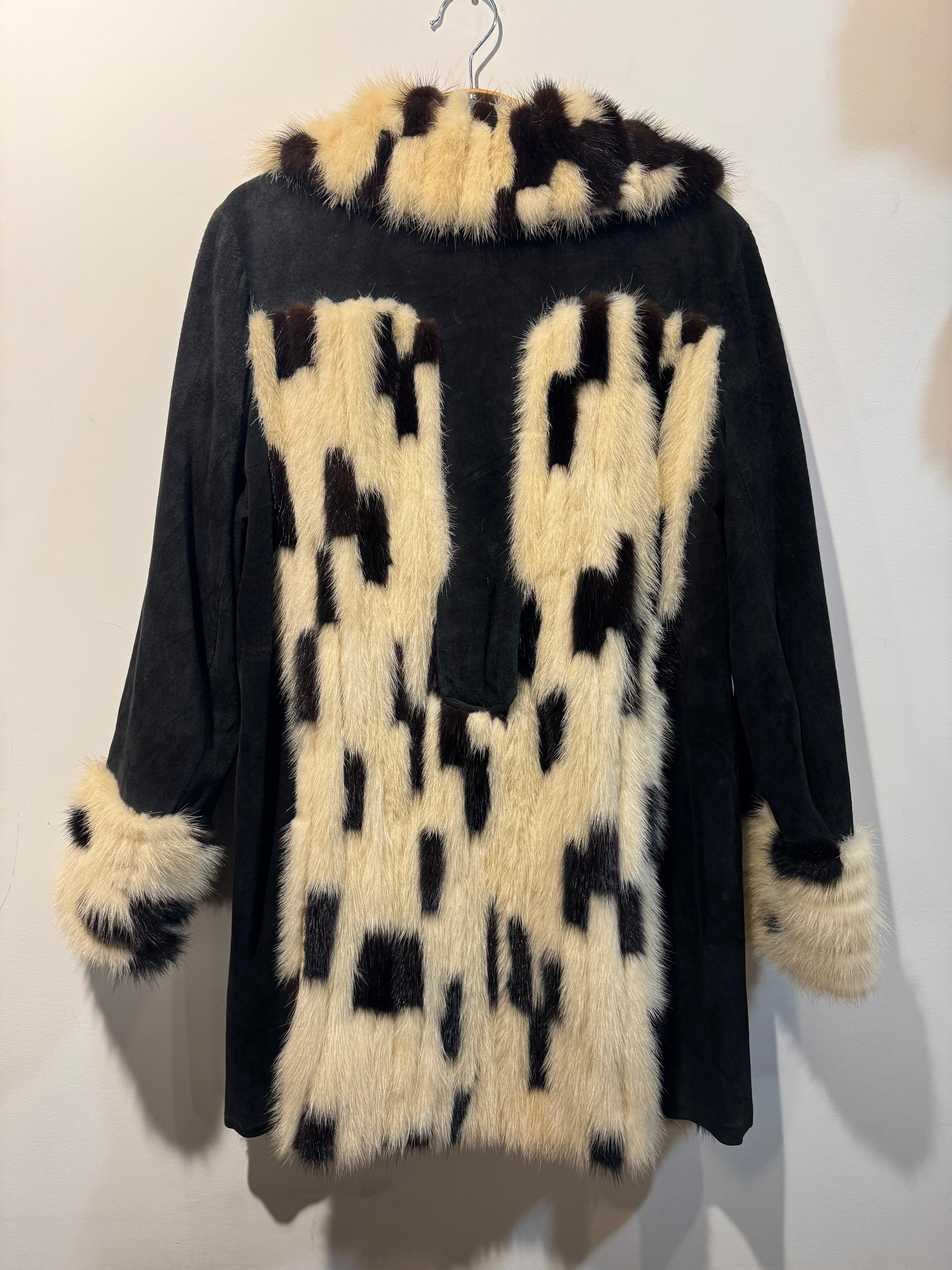 Vintage Willmann’s Patchwork Mink & Suede Coat