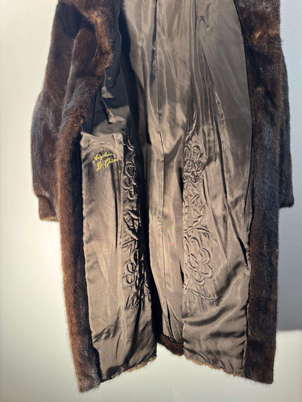 Vintage Bamberger’s Ranch Mink Fur Coat with Shawl Collar – 1950s/60s