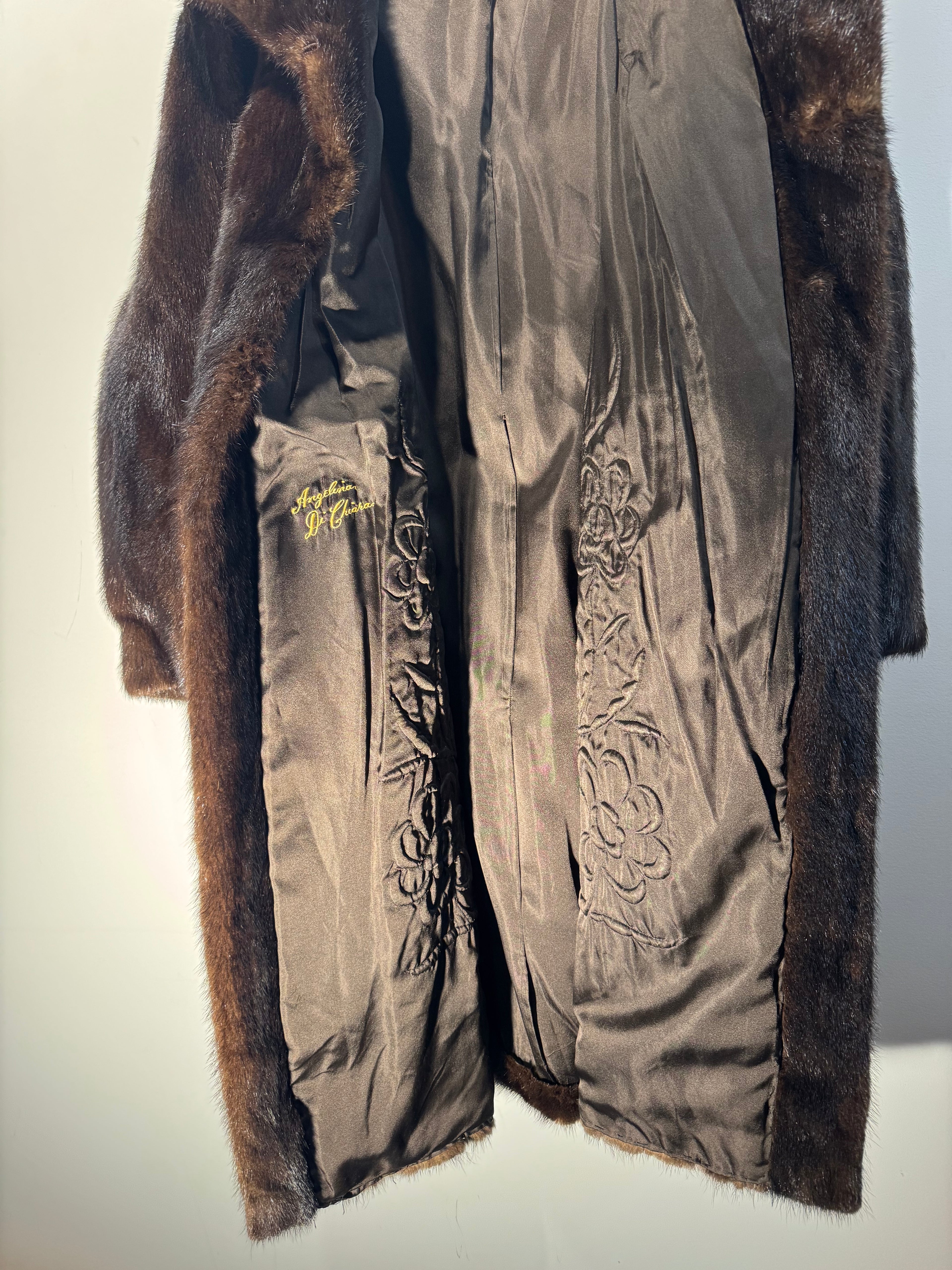 Vintage Bamberger’s Ranch Mink Fur Coat with Shawl Collar – 1950s/60s