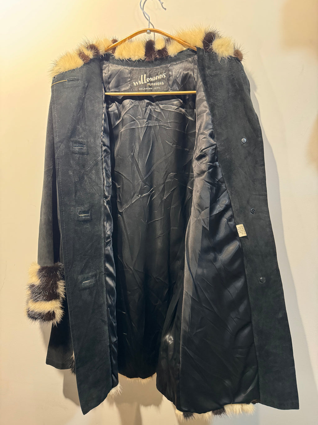 Vintage Willmann’s Patchwork Mink & Suede Coat