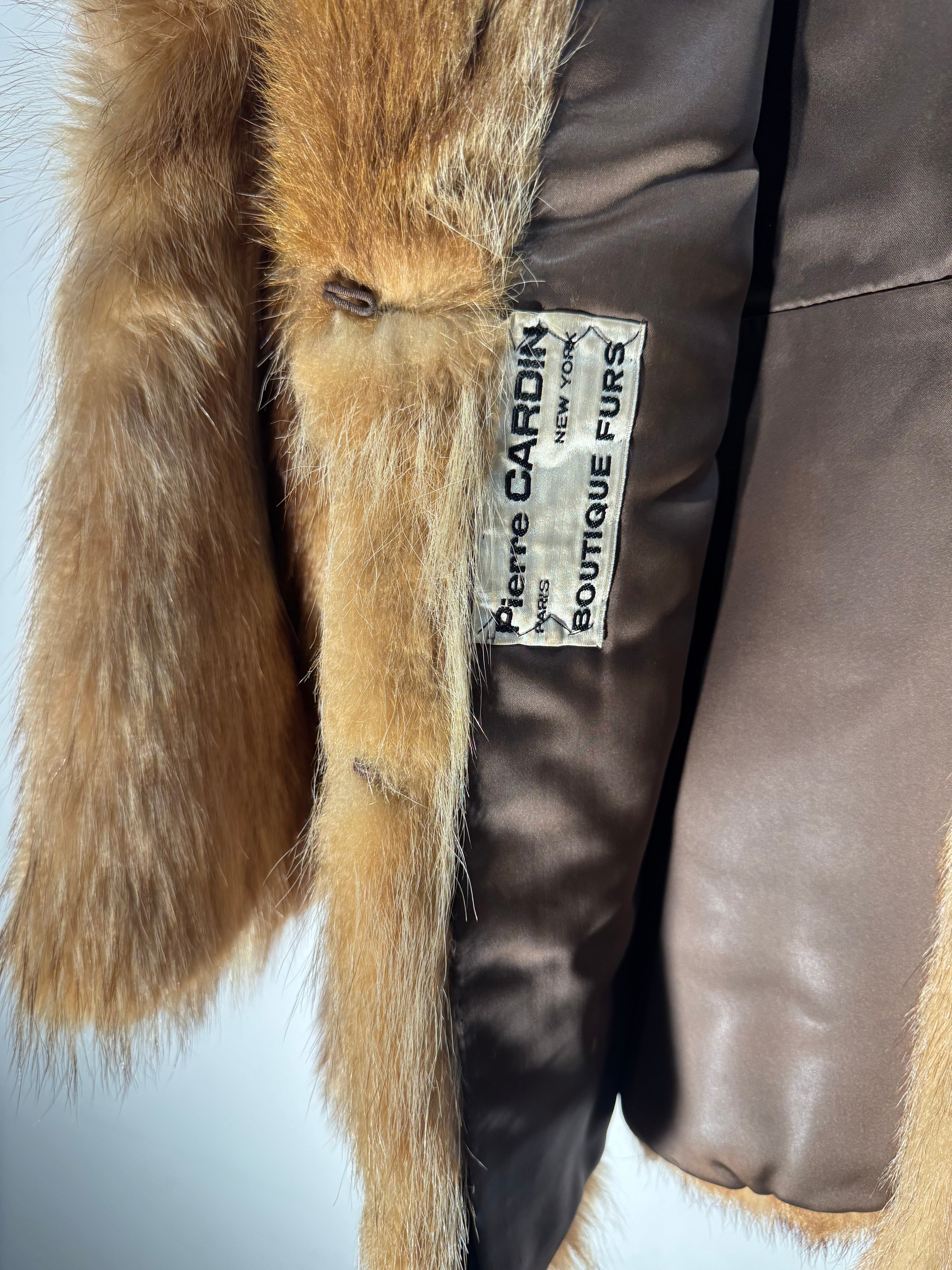 Vintage Pierre Cardin Marten Fur Coat