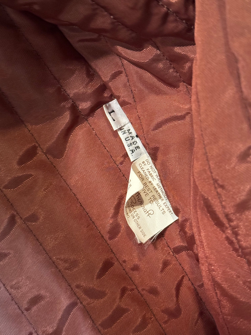 Vintage Tibor Leathers Leather Coat with Real Fox Fur Collar