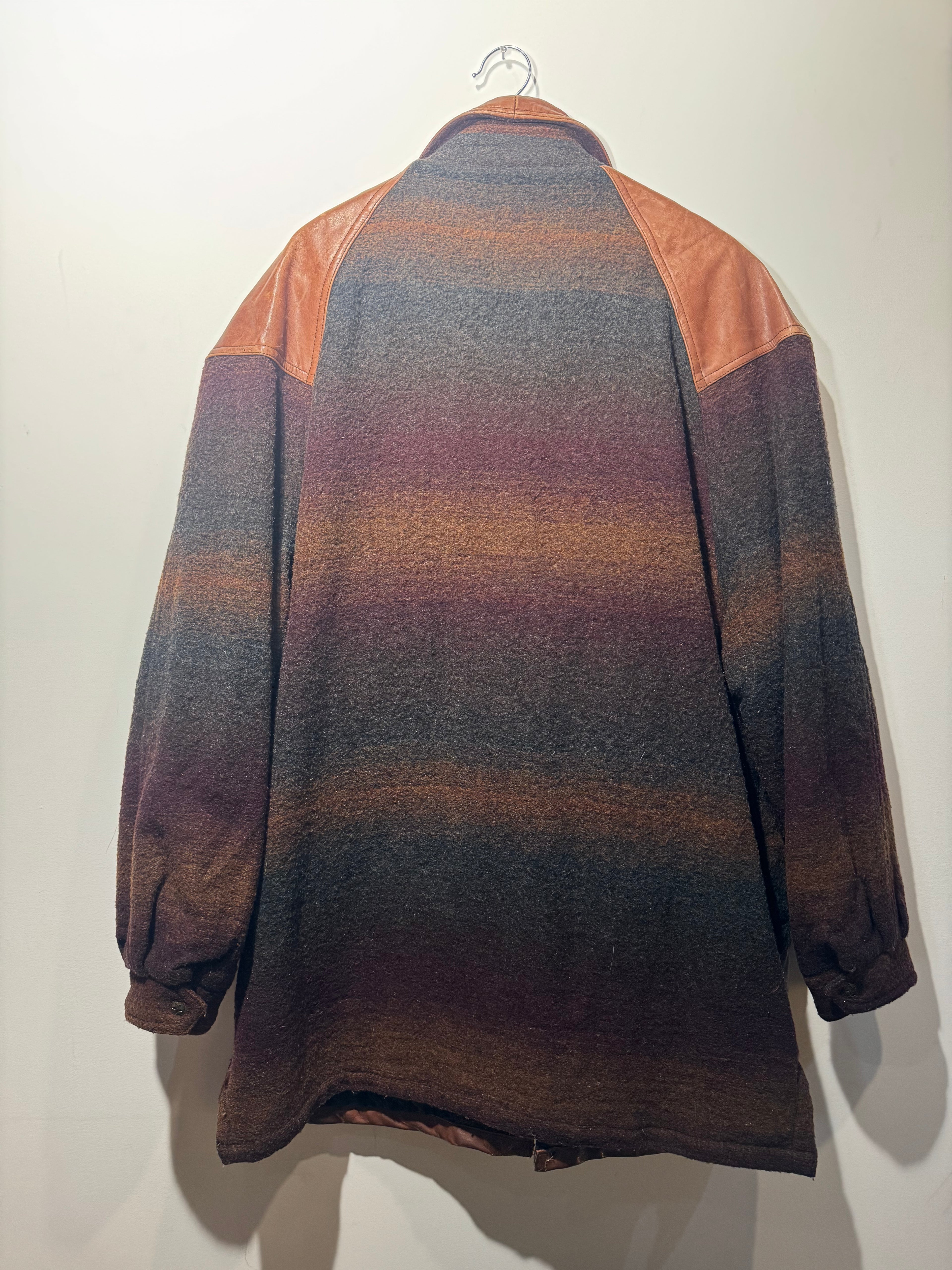 Vintage Maxwear Wool & Leather Jacket