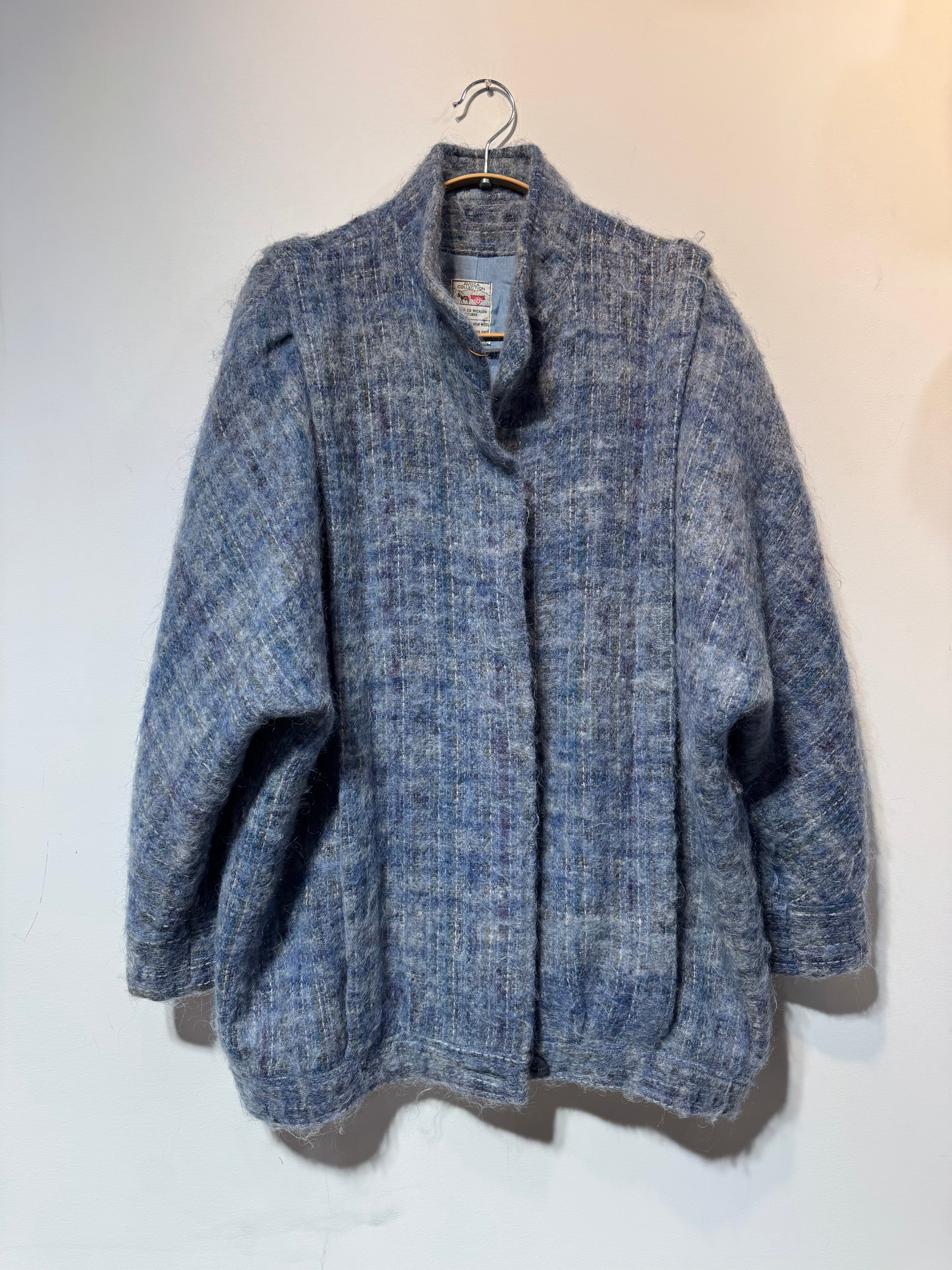 Vintage Avoca Irish Wool Jacket – Heathered Blue