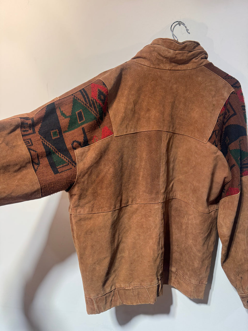 Vintage Barcelona Suede Southwest Bomber