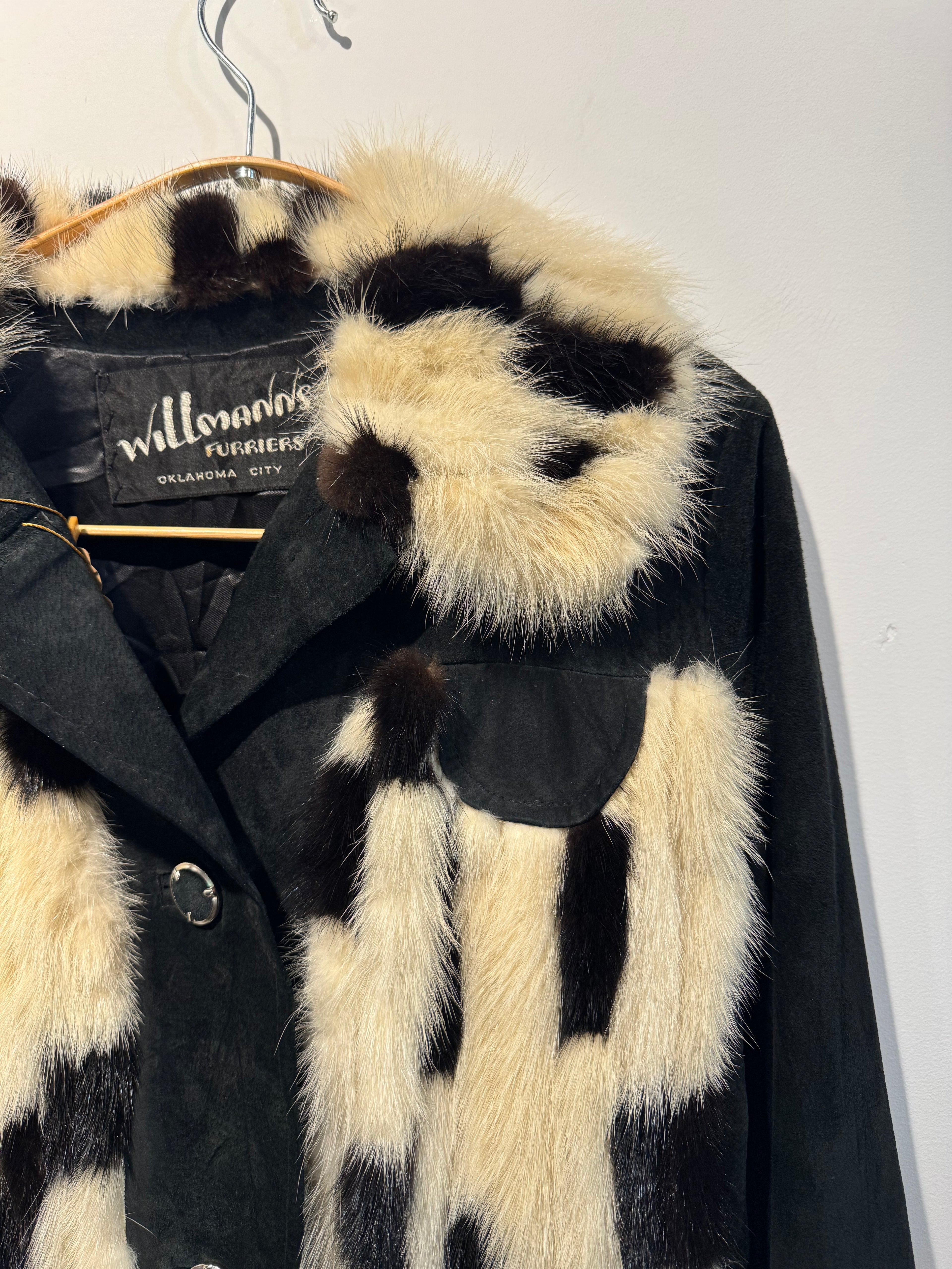 Vintage Willmann’s Patchwork Mink & Suede Coat