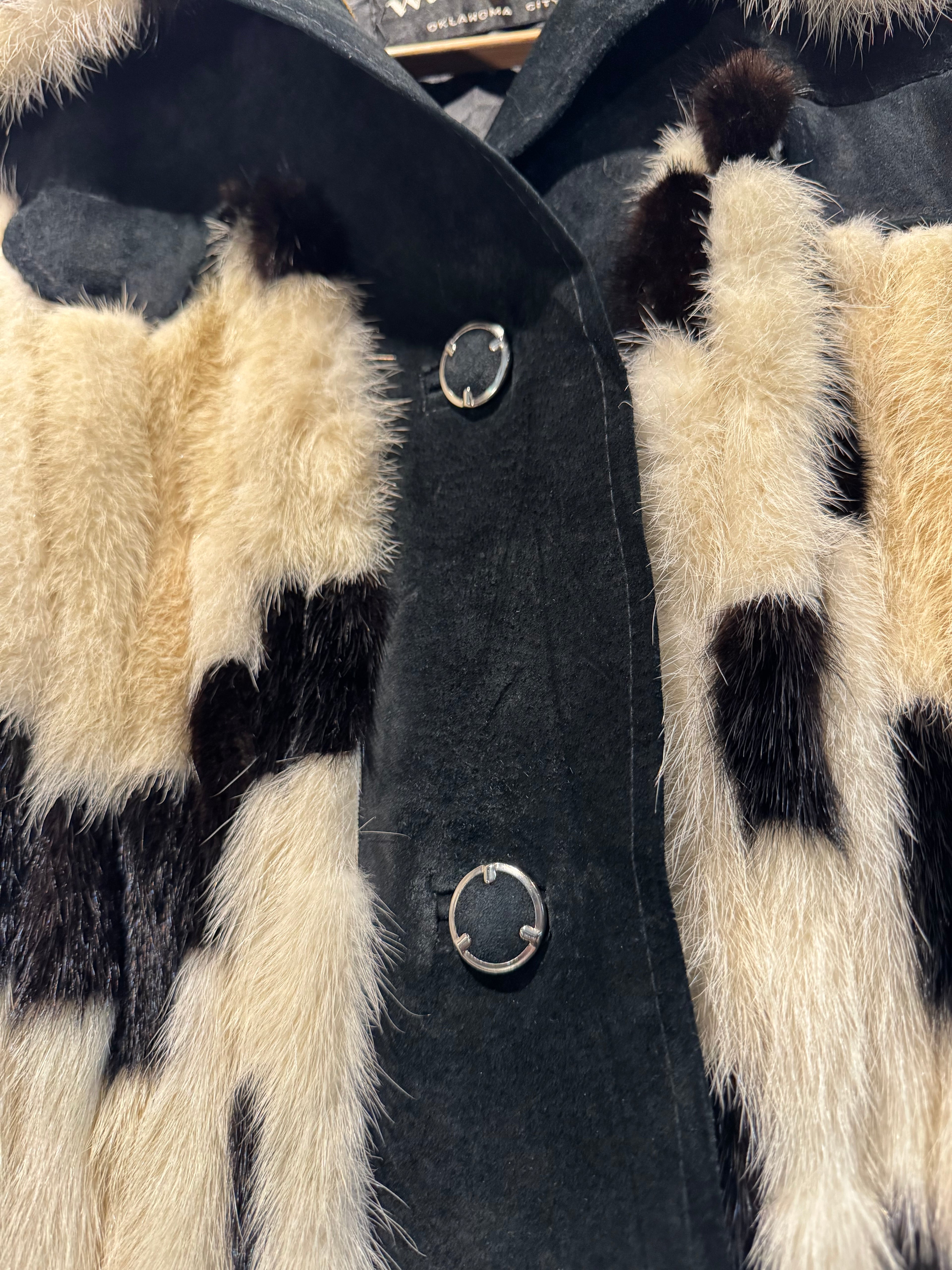 Vintage Willmann’s Patchwork Mink & Suede Coat
