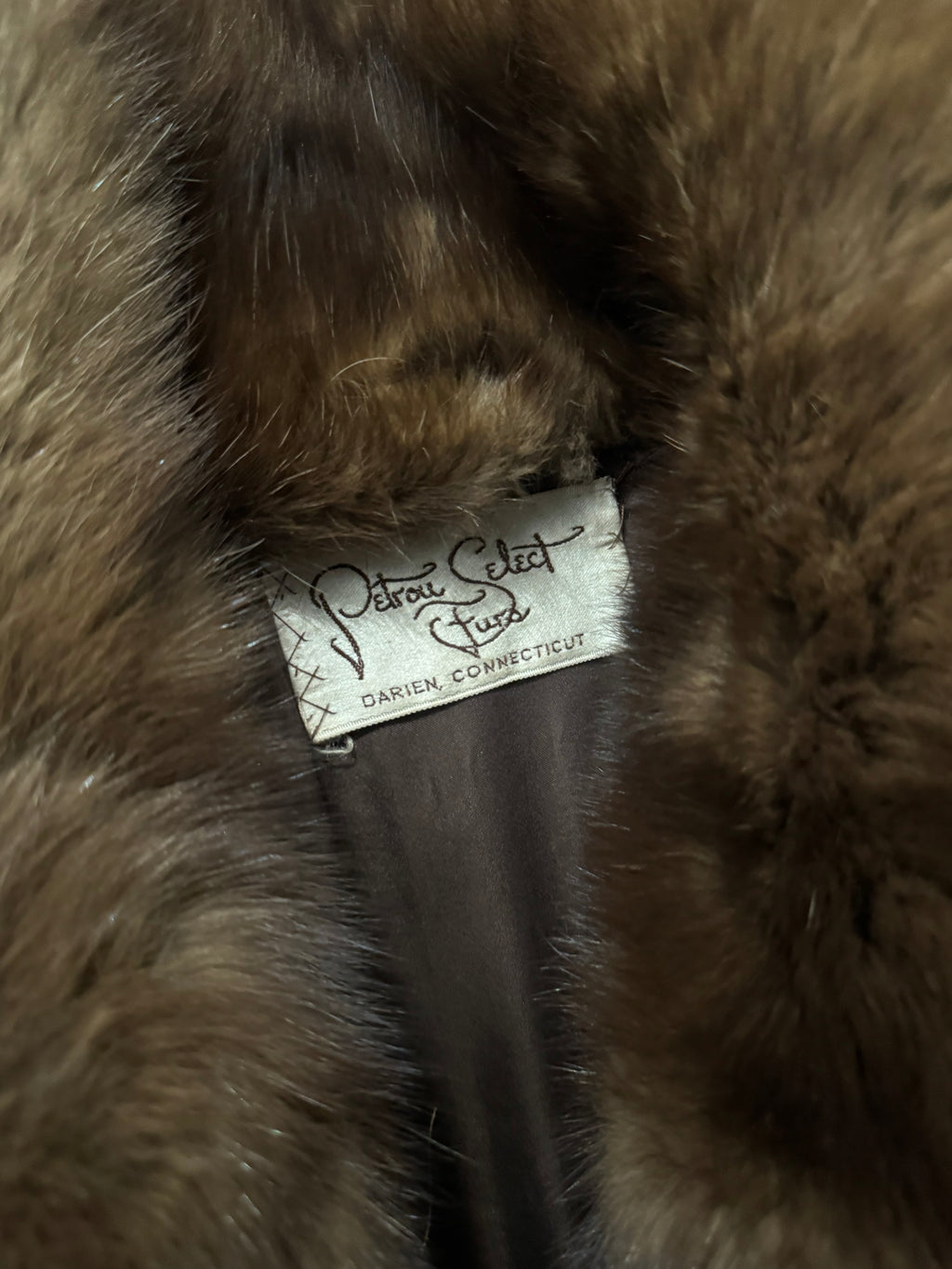 Vintage American Sable Mink Fur Coat