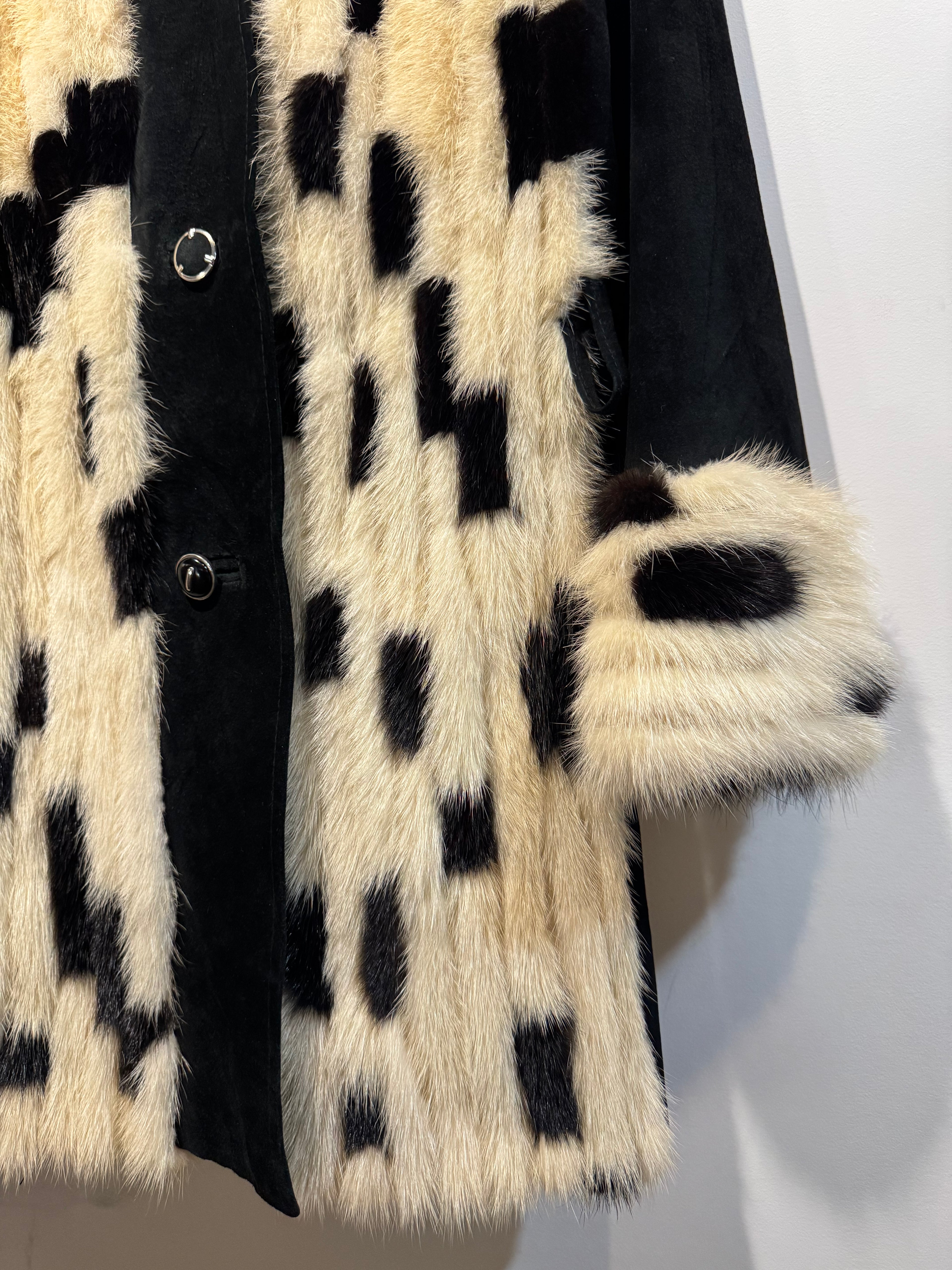 Vintage Willmann’s Patchwork Mink & Suede Coat