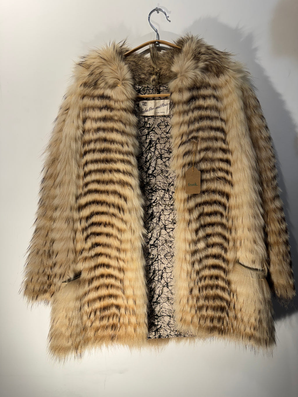 Vintage Paneled Fox Fur Coat
