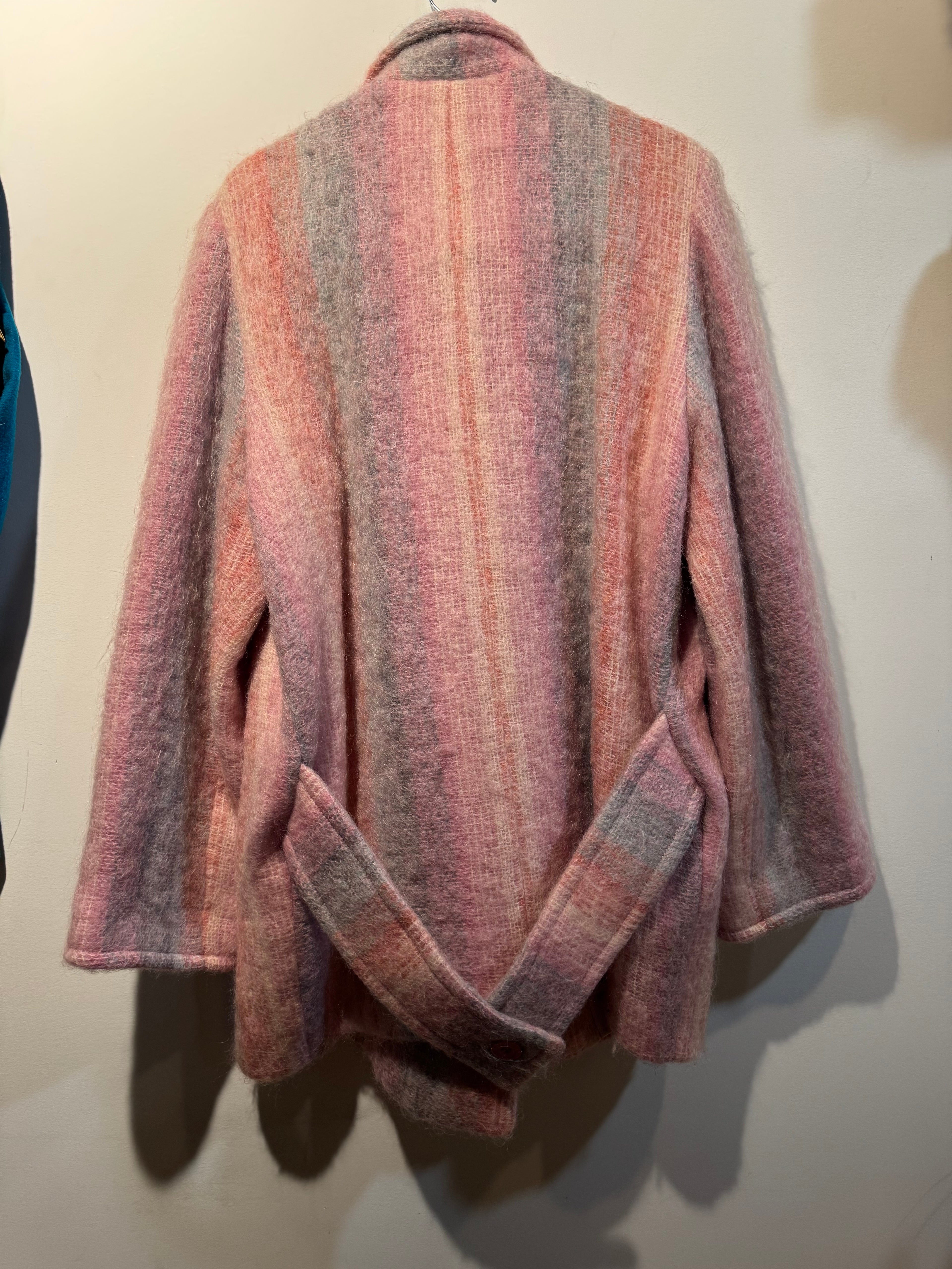 Vintage Avoca Handwoven Mohair Wool Coat