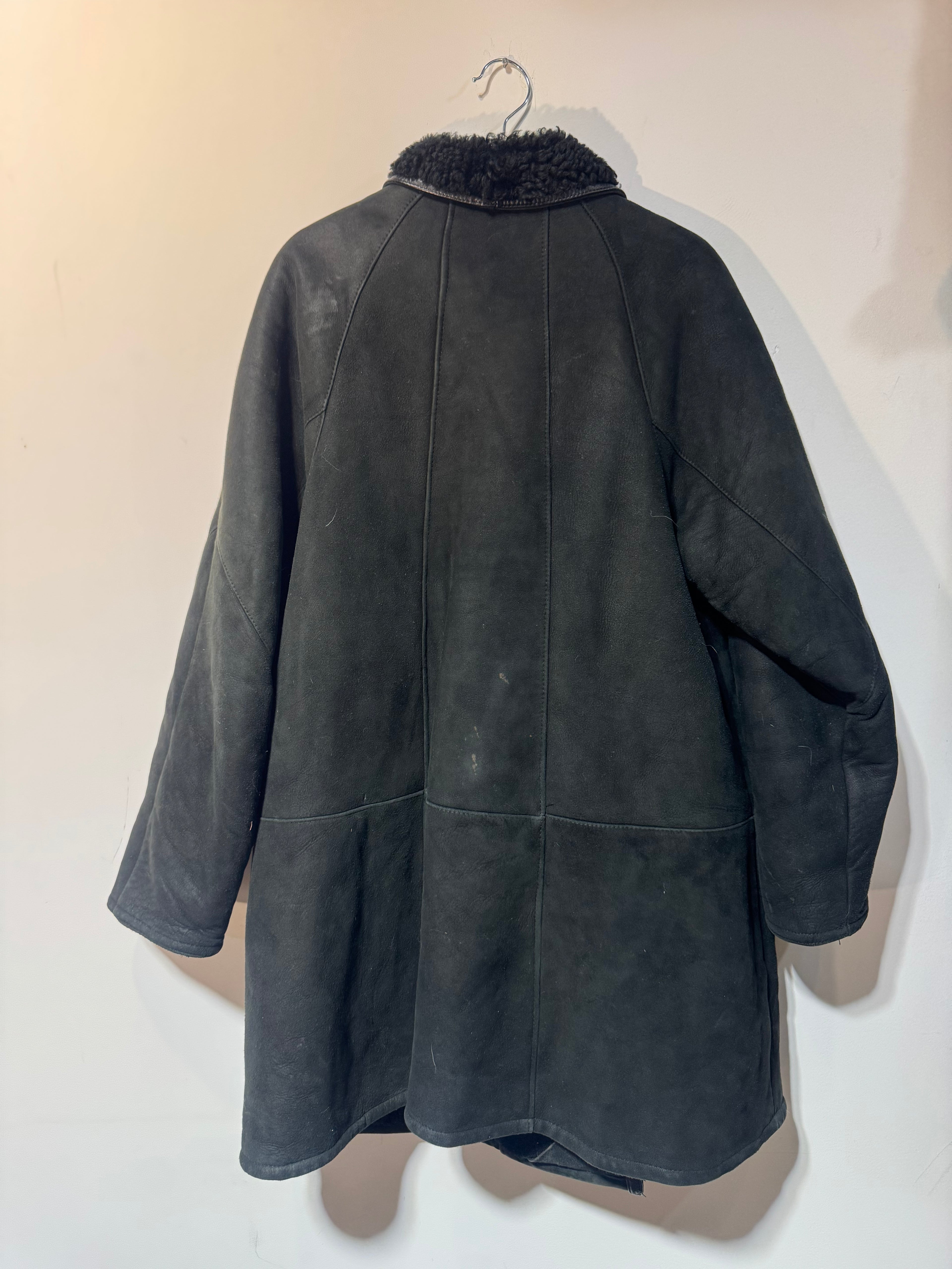 Friitalia Finland for Bloomingdale's Black Shearling Coat
