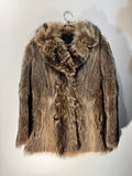Vintage 1950s Marshall Field & Co. Raccoon Fur Coat