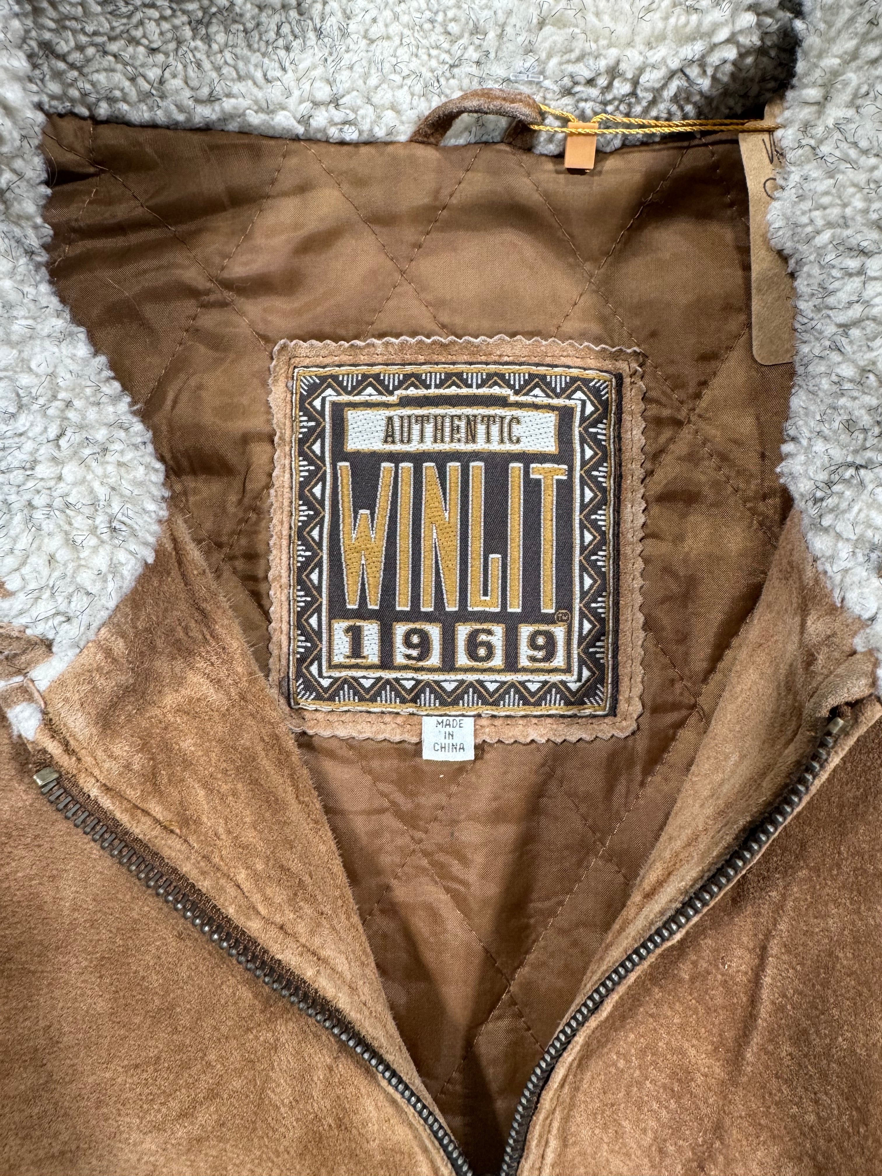 Winlit 1969 Suede Patchwork Hooded Jacket