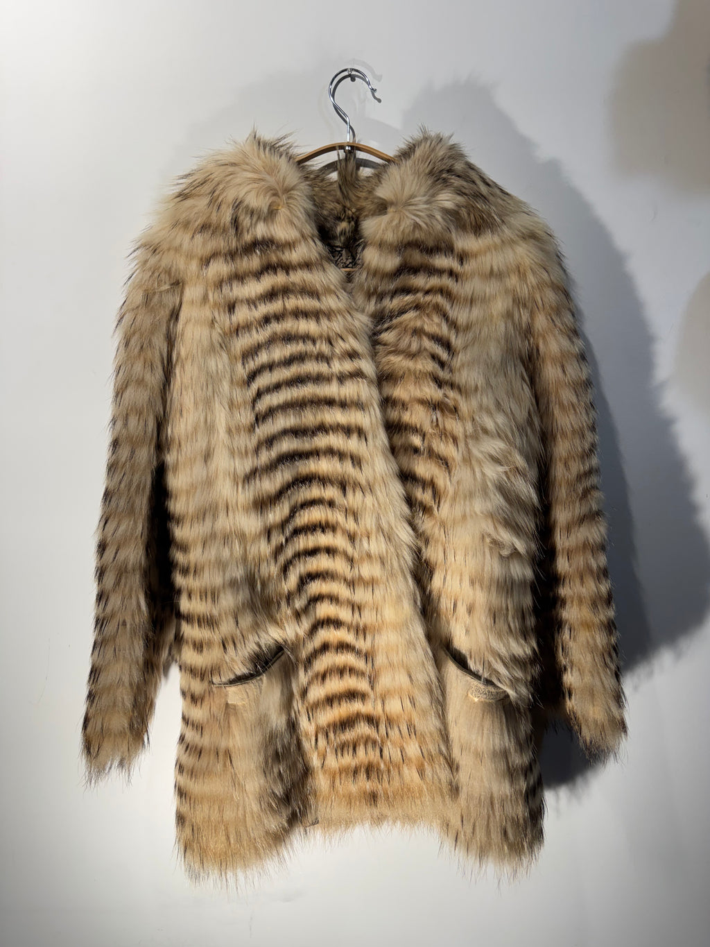Vintage Paneled Fox Fur Coat