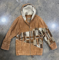 Winlit 1969 Suede Patchwork Hooded Jacket