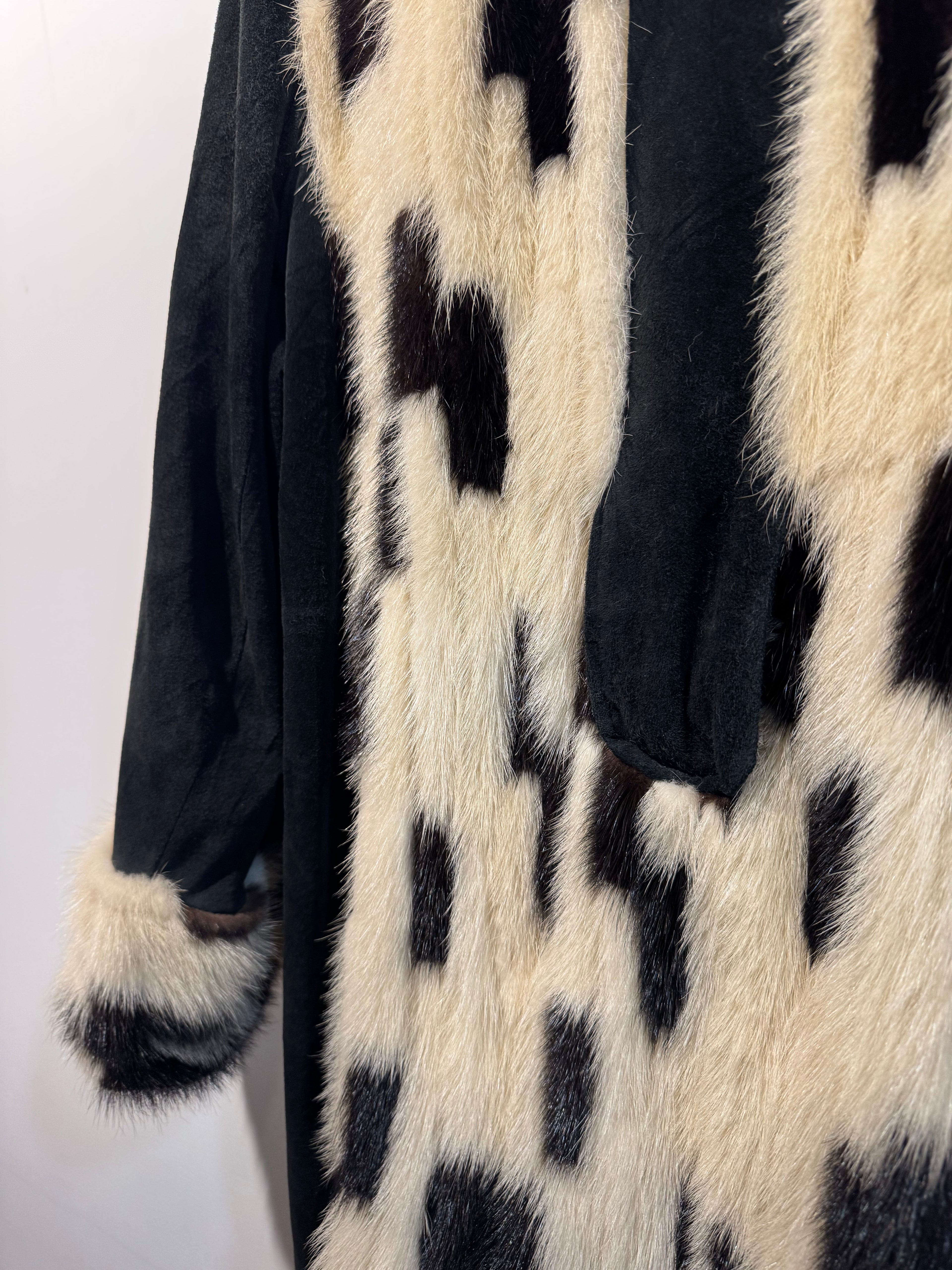 Vintage Willmann’s Patchwork Mink & Suede Coat