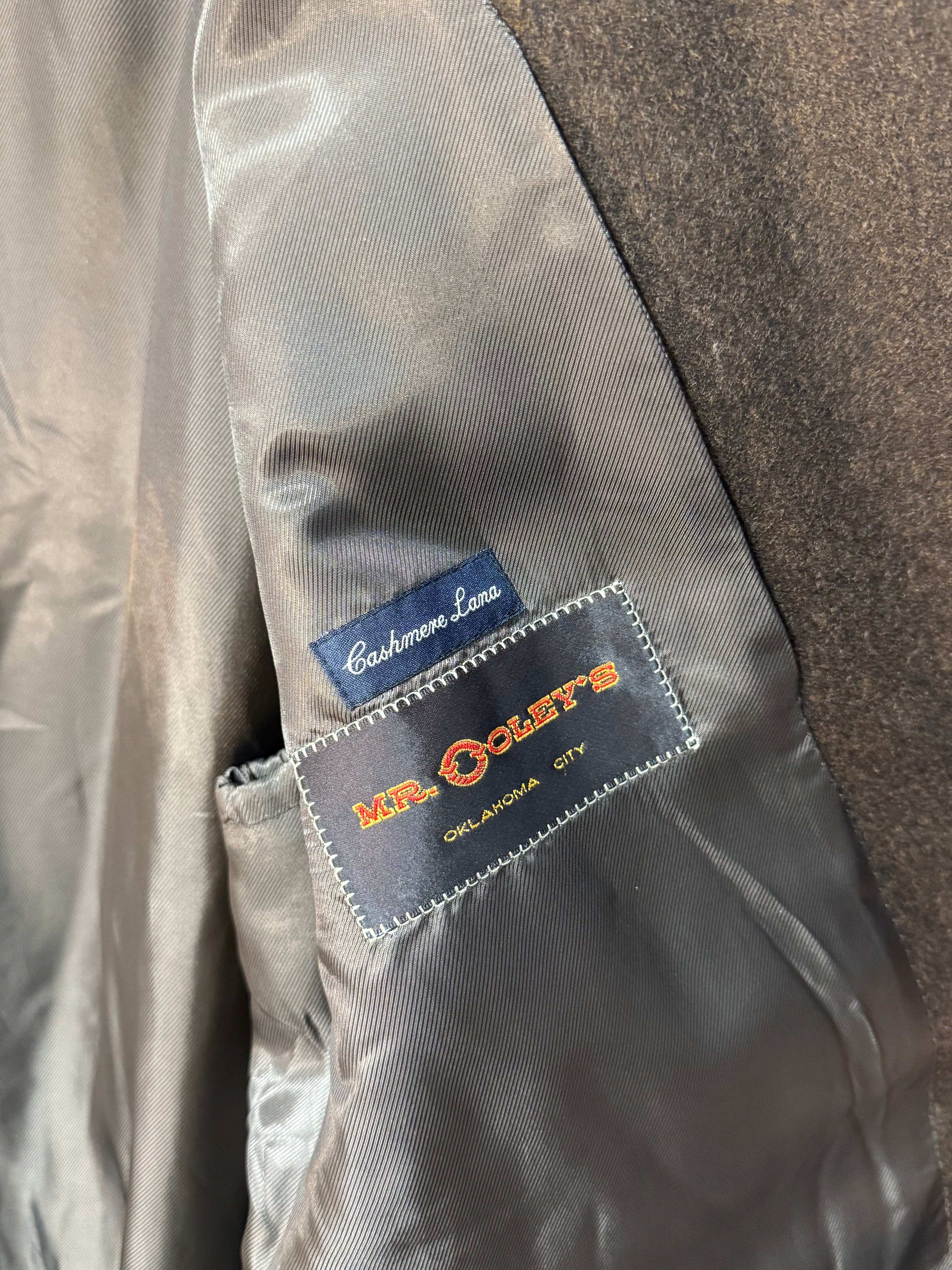 Canali Brown Wool/Cashmere Overcoat – Made in Italy (IT 56 / US 46)