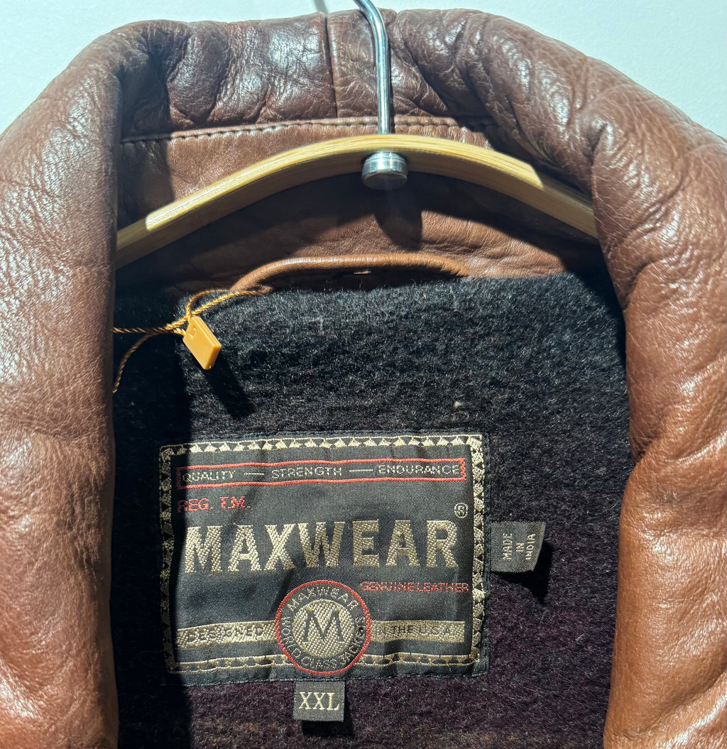 Vintage Maxwear Wool & Leather Jacket