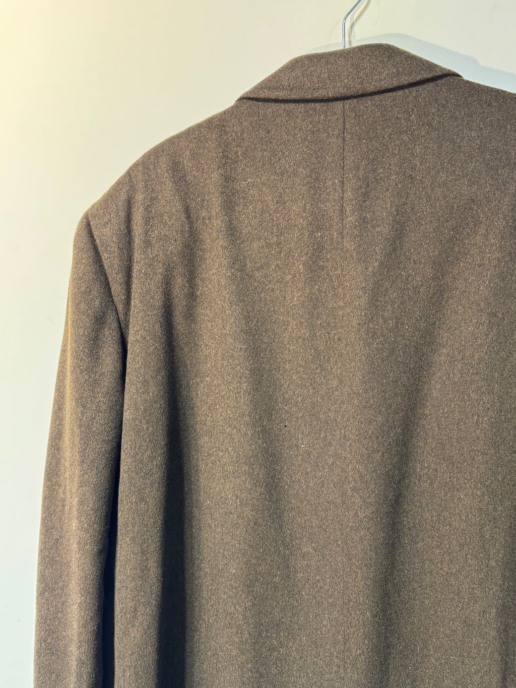 Canali Brown Wool/Cashmere Overcoat – Made in Italy (IT 56 / US 46)