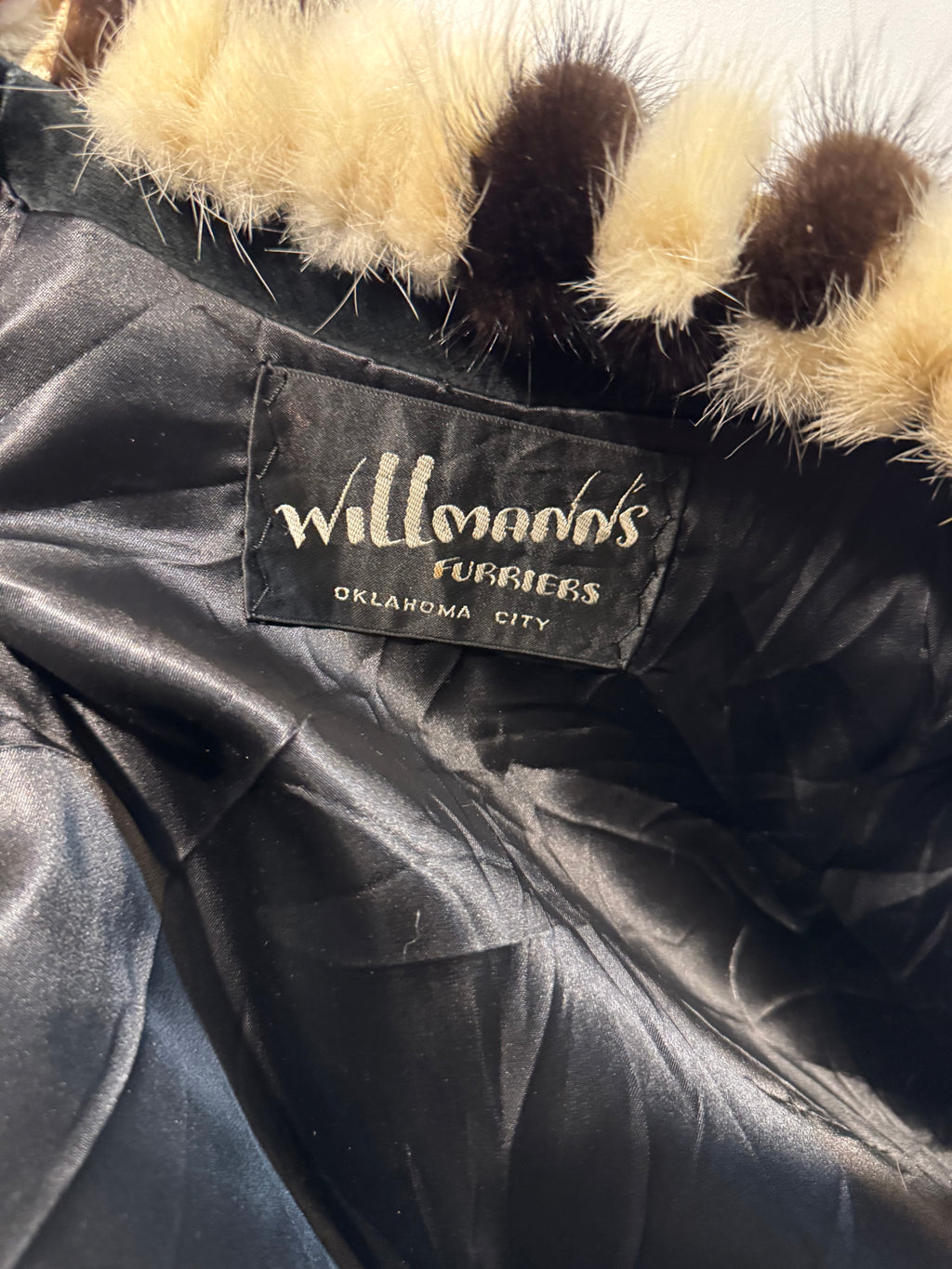 Vintage Willmann’s Patchwork Mink & Suede Coat