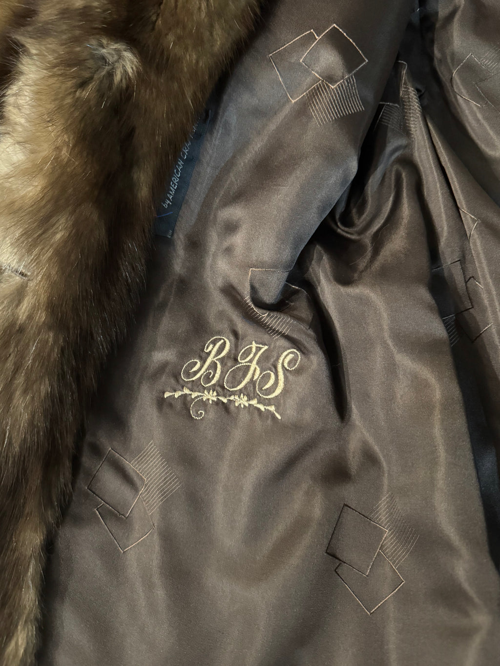 Vintage American Sable Mink Fur Coat