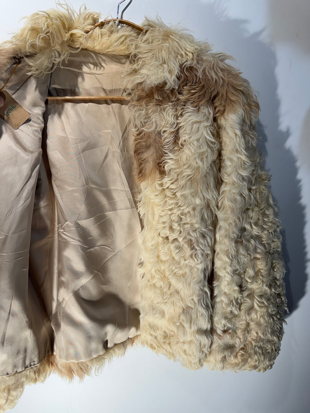 Vintage Tibetan Lamb Fur Jacket